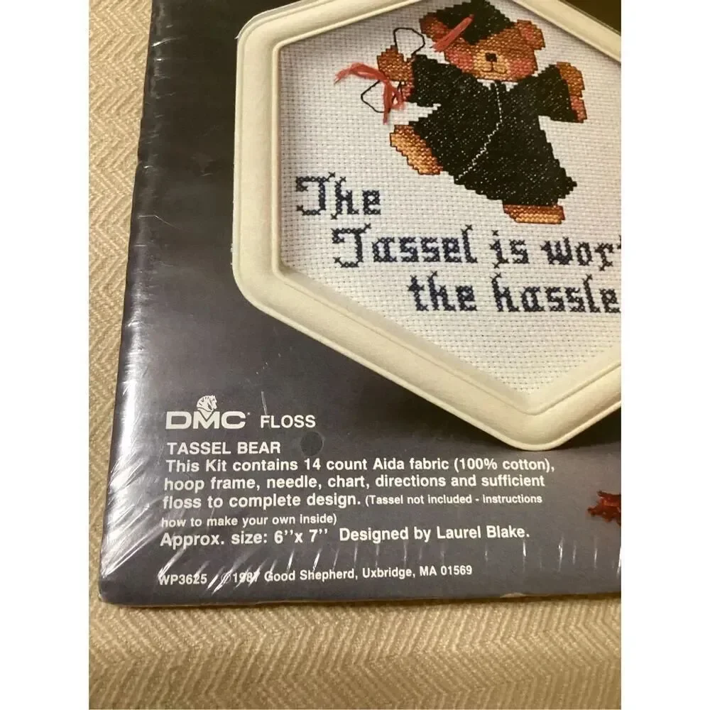 Good Shepherd “ Tassel Bear “ Counted Cross Stitch Kit